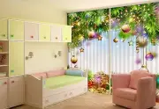 3D Leaves bell6 Blockout Photo Curtain Printing Curtains Drapes Fabric Window AU