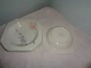4 MIKASA Continental Amsterdam Square Rimmed Soup Bowls F3102 Japan