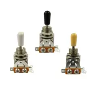FLEOR Guitar 3 Way Toggle Switch Pickup Selector Nickel Plated for LP SG Guitar