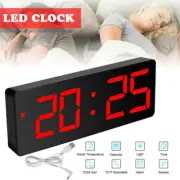 LED alarm clock digital alarm clock radio clock snooze function table clock Q3U9