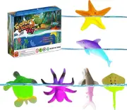 Ocean Animal Series -12Pcs Temperature Color Change Bath Toys,Water Table Toys f