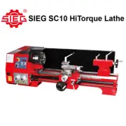 SIEG SC10 305x700mm HiTorque Lathe Variable 1.5KW Brushless Motor 38mm Bore
