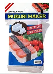2 ( TWO ) JapanBargain Japanese Sushi Rice Cake Spam Musubi Press Mold Maker