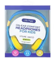 Cactus Comfort Kids Headphones Blue