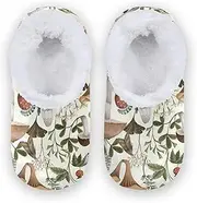 [Caihoyu] Kids Girls Boys Closed Back House Slippers Coral Fleece Anti-Skid Sole Spa Slippers House Shoes Bedroom Home Office Travel Yoga