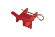 Stubbs Lightweight Show Jump Cups & Pins (Pair) (Red) (One Size)