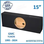Gmc Yukon 1995-2024 15" Single Sealed Sub Box Subwoofer Enclosure Speaker Box