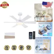 Remote-Controlled 42” Indoor Ceiling Fan with LED Lights – Stylish & Efficient
