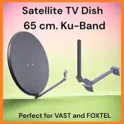 Satellite Dish TV 65 CM Ku-Band-Perfect for VAST and Foxtel!