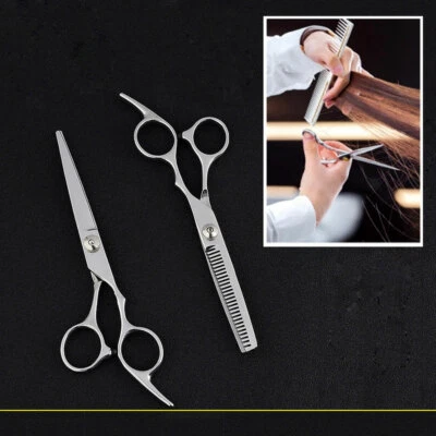 6.5" Professional Hair Cutting Scissors Thinning Barber Shears Set Kit NEW