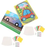 Totority Kids Mosaic Stickers 2 Sets Educational Puzzle Creative Toy Enhance Cognitive Skills