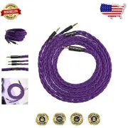 GranVia Handmade 1.5m OFC Headphone Replacement Cable for Optimal Sound