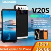5G DOOGEE V20S 4G Rugged Phone Android Mobile Waterproof Dual Display Adventure