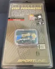 NEW Sportline Electronic Pedometer 330 Step Counter Easy To Read Display
