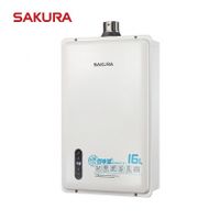 櫻花 SAKURA 16L 四季溫智能恆溫熱水器 強制排氣型 含基本安裝 DH-1635E