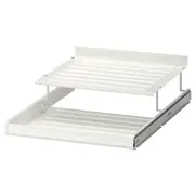 KOMPLEMENT Pull-out shoe shelf, white, 50x58 cm