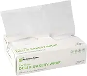 Restaurantware Base 10.75 x 8 Inch Deli Sheets, 1000 Interfolded Butcher Wraps - Pre-Cut, Disposable, Clear Sandwich Wrap Sheets, Microwavable, Freezable