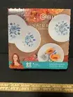 Set of 4 Pioneer Woman Signature Corelle Evie Blue Appetizer Plates 6.75" NEW