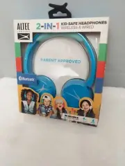 Altec Lansing Kid Safe 3-in-1 Wireless W/Mic and Wired HeadphonesDistressed