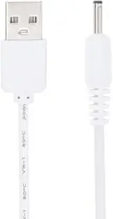 ECSEM Replacement Charger intended for Luna Mini (USB-Cable, 3.3FT), intended for Luna 3/Luna 3 Plus/Luna/Luna2/Luna Mini/Luna Mini 2/Luna Go/Luna Luxe Facial Cleanser White