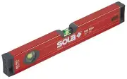 LSB16 Big Red Aluminum Box Beam Level with 2 60% Magnified Vials, 16-Inch