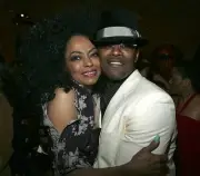Diana Ross Jamie Foxx at Clive Davis 2005 Pre GRAMMY Awards Party - Old Photo 1