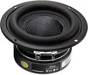 4 Inch Bass Speaker Subwoofer 50W 4Ohm 8Ohm Subwoofer Car Audio Fiberglass Braided Bass Speaker Low Frequency Bookshelf Speaker (Size : 1pc-8Ohm)