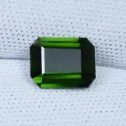 2.04 Cts Luster Chrome Green Natural Chrome Tourmaline - Octagon !!!