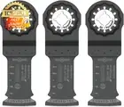 3x Bosch OSL114F Starlock 1-1/4'' Bi-Metal Plunge Cut Blades – Multi Tool Set