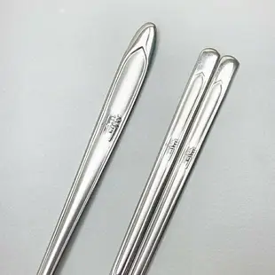 【首爾先生mrseoul】韓國 不鏽鋼湯匙+筷子 餐具組 (情字圖案) 韓國原裝進口