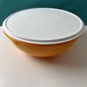 Tupperware Fix n mix Bowl 26 Cup Cake Bowl Orange With White Seal New 6.2L