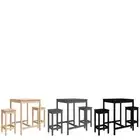 Outdoor Bar Set 3 Piece Lounge Bar Table and Stools Solid Wood Pine vidaXL