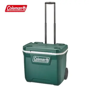 【Coleman】47.3L XTREME永恆綠拉桿冰箱 / CM-37235(露營冰桶 保冰桶 保冷冰桶)