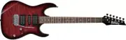Ibanez GIO Series GRX70QA-TRB Electric Guitar Transparent Red Burst with Gig Bag
