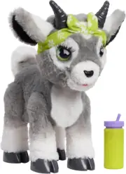 Furreal Daisy the Yoga Goat Interactive Toy, 11-Inch Realistic Plush, Kids Toys