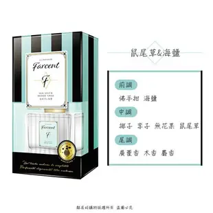 【farcent花仙子】香水室內擴香(內售補充品)-(小蒼蘭&英國梨/鼠尾草&海鹽) 室內香氛 去味除臭