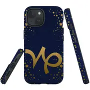 For iPhone 15 Case, Shielding Cover, Capricorn Sign