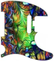 Telecaster Graphic Guitar Pickguard Graphical to fit Fender 8H ELITE Fractal 4