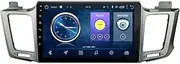 Android 8.1 Car Radio Stereo 10.1" 4 Core GPS Navigator Compatible for Toyota RAV4 2013 to 2018 Support Bluetooth/USB/DAB/DVR/TPMS/WiFi/AM/FM/AUX/Mirror Link,4G+WiFi,1+16G
