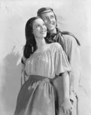 Loretta Young and Don Ameche star as Ramona and Alessandro in 'Ram- Old Photo