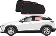 Genuine SNAPSHADES Car Rear Window Shades for Mazda CX3 (2015-Present)