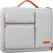 Lacdo 360° Protective 15-16 inch Laptop Sleeve Case for 15-15.6 inch Acer HP Lenovo Dell ASUS Laptop, 16 inch New MacBook Pro M4/M3/M2/M1 Pro/Max A3403 A3186 A2991 A2780 2024-2019 Computer Bag, Gray