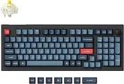 Keychron V5 Max Custom Wireless Mechanical Gaming Keyboard with Numeric Keypad, 96% Layout QMK/VIA 2.4GHz/Bluetooth 5.1/Wired, Gateron Banana Switch with RGB Backlight