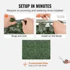 Artificial Ivy Privacy Fence 1830x2440mm Green Wall Screen Faux Hedge For