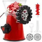 Manual Meat Grinder with Hand Crank Food Grade Meat Grinder Sausage Maker◕