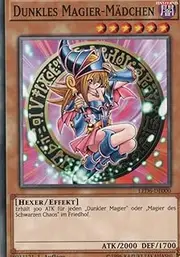 LED6-DE000 - Dark Magician Girl - Common - 1st Edition - German - Legendary Duelist: Magical Hero