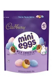 CADBURY Mini Eggs Milk Chocolate With A Crisp Sugar Shell 42 OZ, EASTER!
