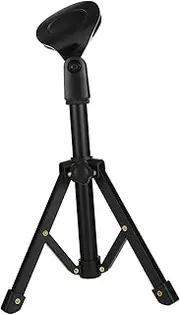 Uonlytech 1 set Desktop Microphone Stand Alloy Tripod Holder with Clip for Comfortable Angle Sturdy and Stable Design Non Slip Support for Audio Recording