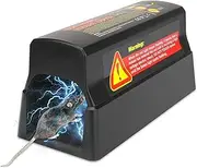 Electronic Rat Mouse Trap 7000v Shock Electric Rodent Zapper Dual Power Options Effective & Powerful Pest Control