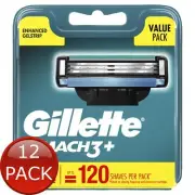 12 x Gillette Mach 3 Cart 8Pk
